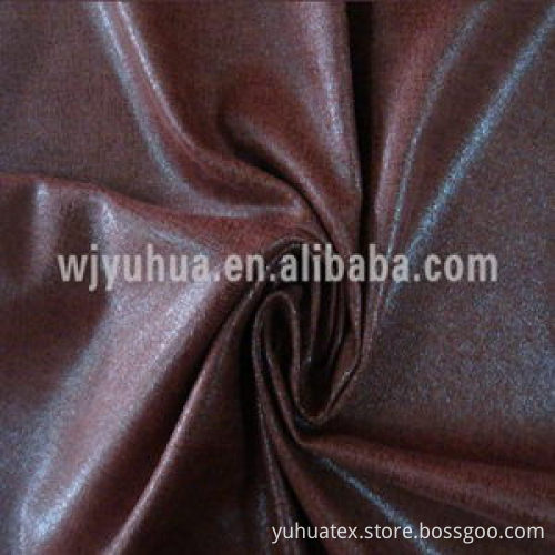 Hot Sale Polyester Bronzing Suede Fabric for Sofa